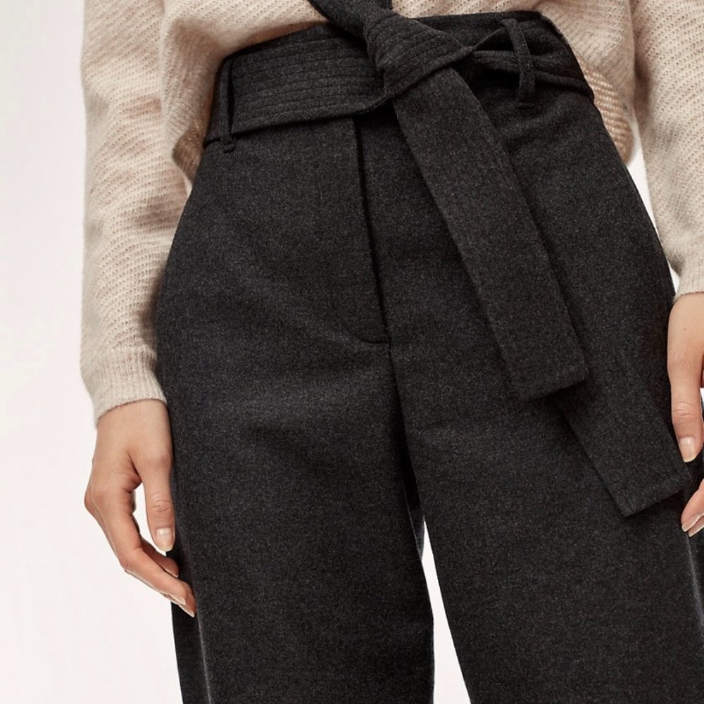 Aritzia Black Ankle Pants - Picture 3 of 9